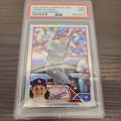 2023 Topps Complete Set -  Foilboard #395 James Outman /608 (RC)   - Image 1 of 4