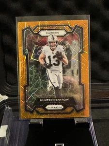 2023 Panini Prizm Orange Lazer #175 Hunter Renfrow - Las Vegas Raiders - Picture 1 of 2