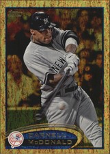 2012 (YANKEES) Topps Update Gold Sparkle #US282 Darnell McDonald