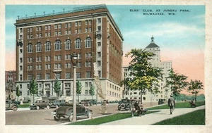 Elks Club Jeanau Park Milwaukee WIS Wisconsin Postkarte - Bild 1 von 2