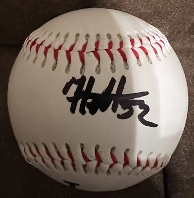 Ma’Khail Hilliard Signed Baseball  W/COA LSU  Auto - Image 1 of 3