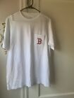 Men’s Vineyard Vines Red Sox Beer/Hot Dog Graphic T-shirt White Crew Neck Small