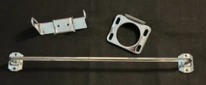vintag chrome bathroom fixtures 18" towel rack, ECKO paper & toothbrush holder - Picture 1 of 10
