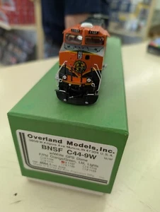 Overland Models Inc HO Painted Brass BNSF #1107 9C44-9W DC NO SOUND - Picture 1 of 12