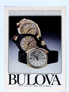 Bulova Vintage 1976 Model 12021 10600 12649 Original Print Ad 8.5 x 11" - Picture 1 of 10