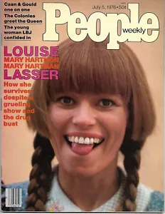 LOUISE LASSER MARY HARTMAN TONGUE Cover PEOPLE MAGAZINE JULI 1976 Doris Kearns - Bild 1 von 2