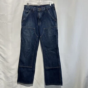 Denim Carpintero Doble Rodilla Vintage Carhartt EB227 480 Talla 30x30 Raro - Imagen 1 de 10