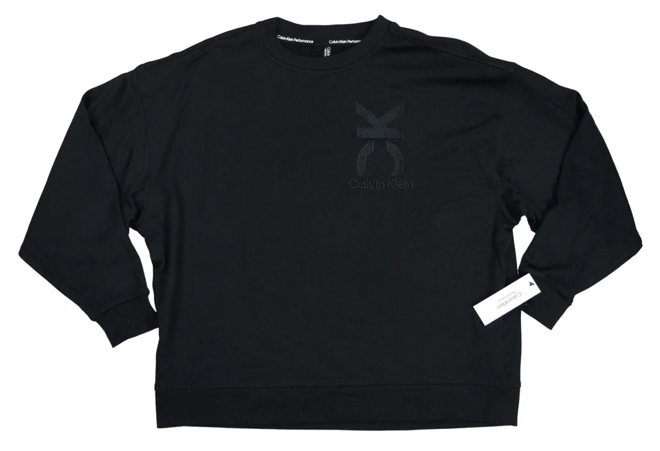 Calvin Klein CK Embroidered Crew Neck Women's Sweatshirt NWT Pick Size/Color - Image 1 of 1