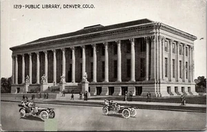 Public Library Denver Colorado Postcard - Picture 1 of 2