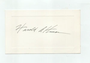 autograph of artist HAROLD ATMAN painter printmaker etchings lithographs SIGNED - Picture 1 of 1