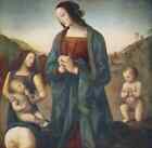 A4 Photo Perugino Pietro Arthur Mees Childrens Enc 1930S The Adoration Of The Ho
