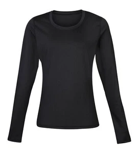Rhino Women's Long Sleeve Baselayer T-Shirt RH003 -Ladies Gym Fitness Sports Top - Picture 1 of 13