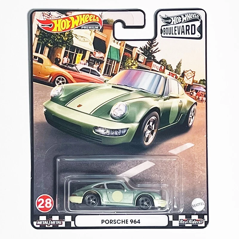 Mattel Hot Wheels Premium Boulevard #28 Porsche 964 (Green) *New* - Image 1 of 1