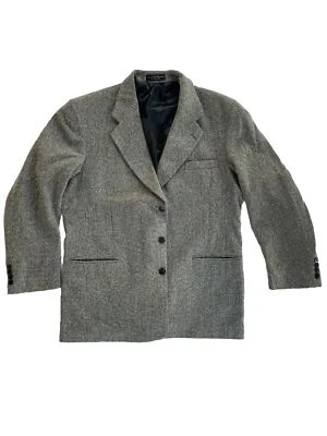 Blazer Gianfranco Ruffini Para Hombres 44R Gris Mezcla Cachemira Abrigo Traje Chaqueta Foto 1 de 4