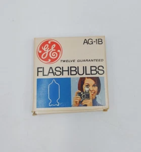 Vintage GE General Electric AG 1B Blue Flash Bulbs New Old Stock 12 in pack - Picture 1 of 5