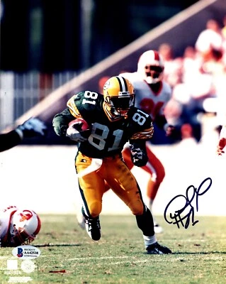 Foto autografiada de 8x10 pulgadas de los Green Bay Packers firmada por Desmond Howard + Beckett Foto 1 de 2