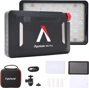 Aputure MC Pro RGBWW 2000K-10000K Mini Bolsillo en Cámara LED Luz de Video Lámpara APP - Imagen 1 de 16