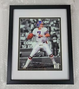 John Elway 8"x10 NFL Licensed Photo (12"x 18" Framed) Denver Broncos 2007