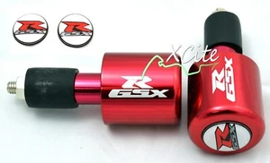 Red barends bar ends Suzuki GSXR600 GSXR750 GSXR1000 1100 #BE109RD# - Picture 1 of 1