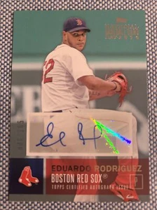 Eduardo RODRIGUEZ 2016 Topps National Baseball Card Day AUTO #A-ER 6/165 Red Sox - Picture 1 of 2
