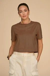 T-shirt/top in camoscio Naya / THE NOLI SHOP/NOLI YOGA - Foto 1 di 18