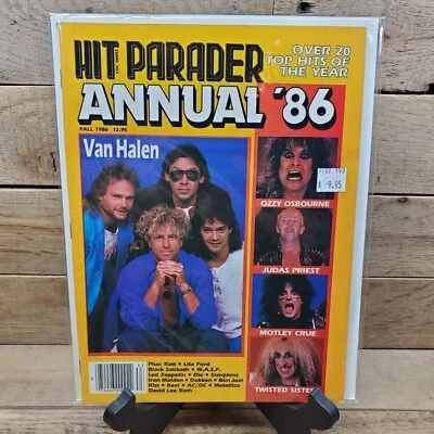 Hit Parader Annual Fall 1986 Van Halen Ozzy Judas Priest Motley Crue - Image 1 of 2
