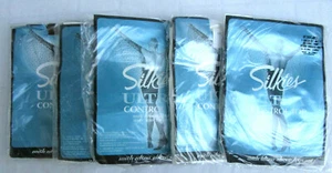 VTG 5 PR..SILKIES..CONTROL TOP..ULTRA TRASPARENTE..DIF COLORI..COLLANT..NUOVO..XXL - Foto 1 di 3