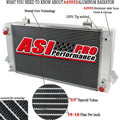 Radiador de 3 filas para Land Rover Range Rover Discovery I II 3,9 L 4,0 L 1987-1998 97 Foto 1 de 4