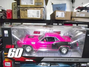 Highway 61 1/18 gone in 60 seconds 1971 Plymouth hemi cuda pink NIB - Picture 1 of 1