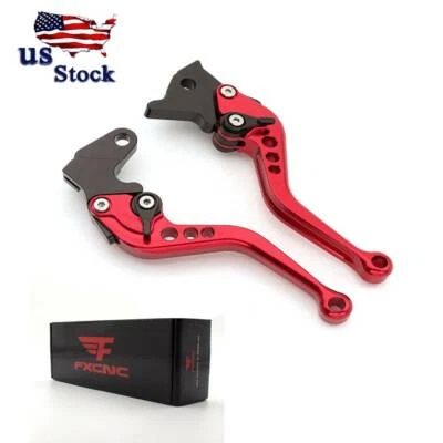 Adjustable For Yamaha YZF R6 1999-2002 2003 2004 CNC Short Clutch Brake Levers - Image 1 of 4