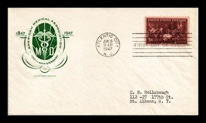 DR JIM STAMPS US COVER AMERICAN MEDICAL ASSOCIATION FDC SCOTT 949 HF CACHET - Picture 1 of 2