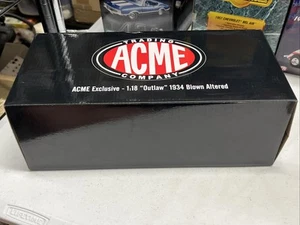 GMP/ACME 1:18 SCALE 1934 FORD BLOWN ALTERED DIECAST! 1 OF 576 BLACK! NEW IN BOX! - Picture 1 of 10