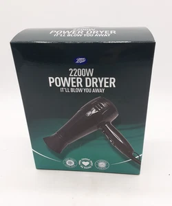 Boots 2200W Power Hair Dryer – 3 Heat & 2 Speed Settings, Cool Shot - New in Box - Picture 1 of 4