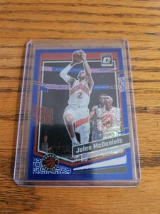 2023-24 Panini Donruss Optic - Jalen McDaniels #79 Choice Blue Mojo Prizm /24 - Picture 1 of 2