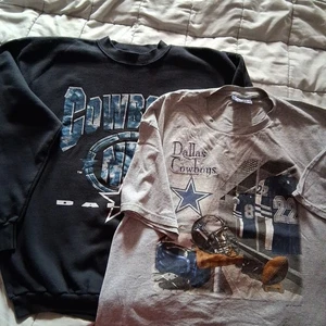 VTG Dallas Cowboys 2xl Crewneck Sweatshirt & Tshirt - Picture 1 of 12