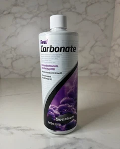 Seachem Reef Carbonate 500mL Concentrated Liquid Raises Carbonate Alkalinity KH - Picture 1 of 9
