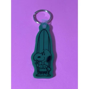 Porta llaves Snoopy Surf Shop cabeza de diamante verde - Imagen 1 de 2
