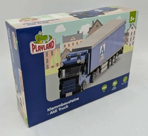 Playland ALDI Truck LKW Lastwagen Klemmbausteine Bausteine Bau Steine Neu - Picture 1 of 10