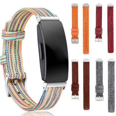 Nylon Canvas Replacement Band for Fitbit Inspire HR Inspire 2 3 Luxe Comfortable