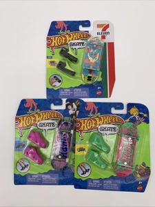 Hot Wheels Skate 7-11 Exclusive Tony Hawk New Skateboard Lot 3 - Picture 1 of 5