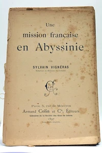 Seltenes altes Buch Vignéras Mission Abessinien 30 Tafeln Paris 1897 - Bild 1 von 8
