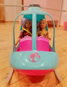 Mattel Barbie Dreamhouse Adventures Hubschrauber FWY29, Blau Rosa - Bild 1 von 7