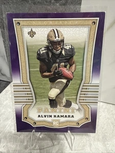 🔥🏈2017 Panini Alvin Kamara /99 Purple Knight Ghost Sacrifice RC Saints #196 - Bild 1 von 11