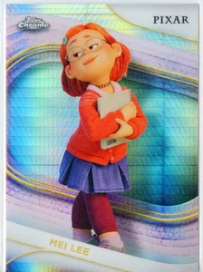 Mei Lee 2025 Topps Chrome Disney Pixar Prism Refractor Turning Red - Bild 1 von 2