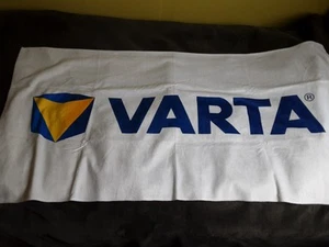 Varta Handtuch Badetuch Duschtuch 60 % Baumwolle ca.65X130cm WEIß Saunatuch Fan - Bild 1 von 2