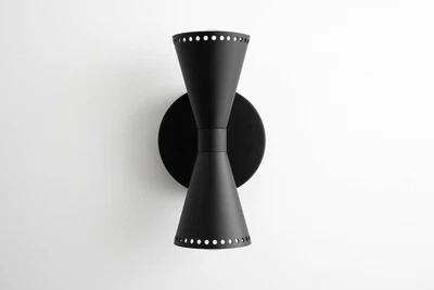 Stilnovo Brass Wall Sconce Minilmalist Single Handmade Wall Light Halloween Gift - Image 1 of 4