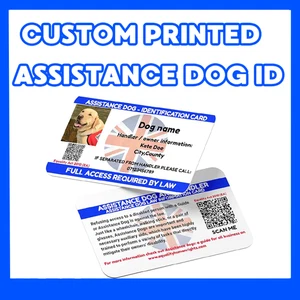 Assistance Dog Card - Service Dog - Disability Assistance Dog - Picture 1 of 1