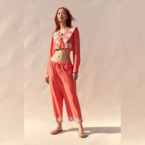 Free People Amina Co-Ord Sandía Radiante Juego de 2 Piezas Talla Grande - Imagen 1 de 16