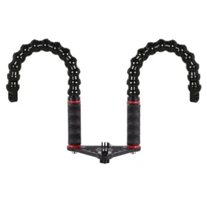 Mini Staffa Subacquea doppia Impugnatura bracci flexi MT12YS compact video scuba - Foto 1 di 3