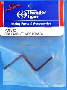 Thunder Tiger PD6332 Support Tuyau D'Échappement S28 Side Échappement Wire - Photo 1 sur 1